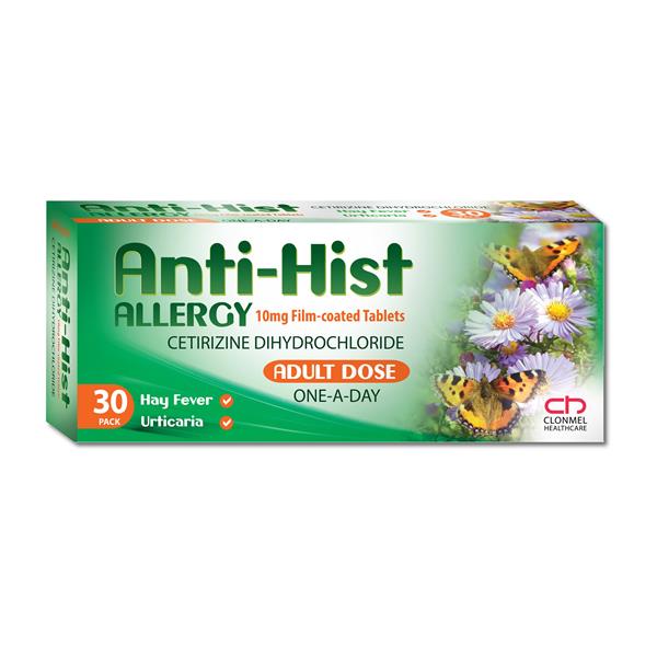Anti-Hist Allergy Tablet 10mg 30