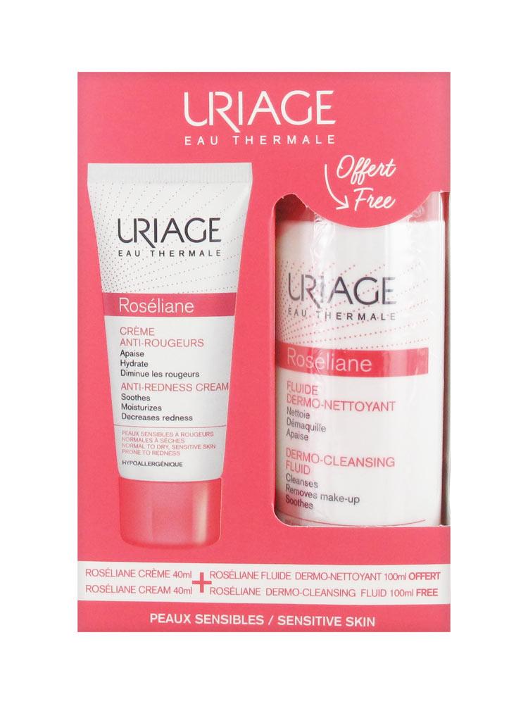 Uriage Roseliane Creme Anti-rougeurs. Крем для лица Урьяж Розельян. Урьяж крем флюид. Урьяж Розельян маска.